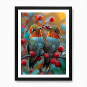 Beautiful Bird on a branch 3 Art Print