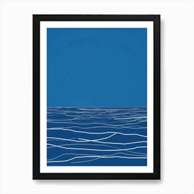 'Blue Ocean' 1 Art Print