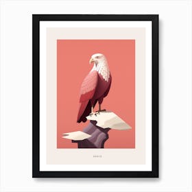 Minimalist Eagle 2 Bird Poster Art Print