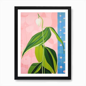 Lily Of The Valley 1 Hilma Af Klint Inspired Pastel Flower Painting Art Print