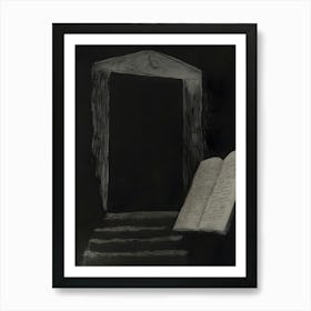 Dark Gothic Doorway Art Print