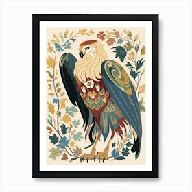 Floral Griffin 4 Art Print