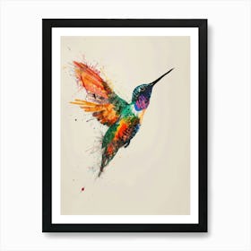 Hummingbird Canvas Print Art Print