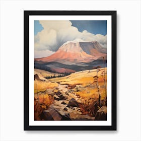 Mount Kilimanjaro 2 Mountain Painting Art Print