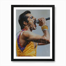 Freddie Mercury Art Print