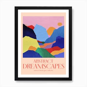 Abstract Dreamscapes Landscape Collection 01 Art Print