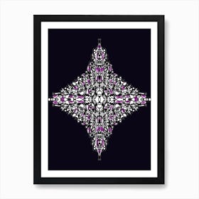 Purple Star Art Print