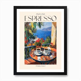 Turin Espresso Made In Italy 3 Poster Art Print