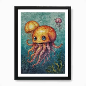 Octopus 22 Art Print