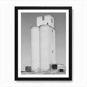 Wheat Elevator, Eureka Flats, Walla Walla County, Washington By Russell Lee Art Print