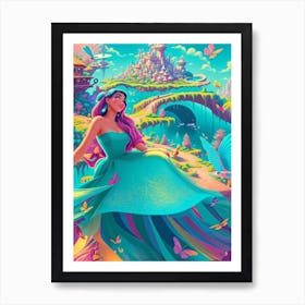 Fairytale Princess 2 Art Print