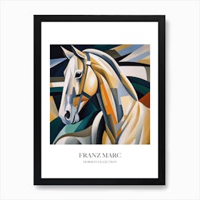 Franz Marc Inspired Horses Collection Painting 05 Art Print