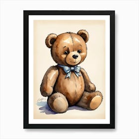 Teddy Bear Art Print