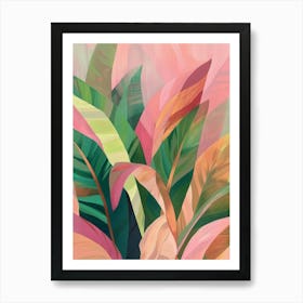 Tropical Leaves 22 Art Print