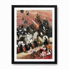 Rehearsal Of The Pasdeloup Orchestra At The Cirque D’Hiver, John Singer Sargent Art Print