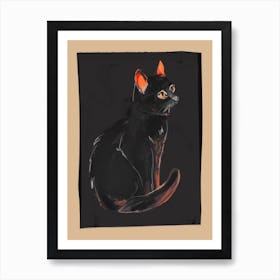 Cat 10 Art Print