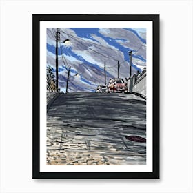 Evening Clouds Art Print