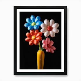 Bright Inflatable Flowers Daisy 2 Art Print