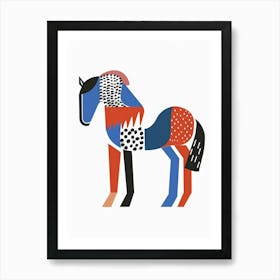 Abstract Horse Art Print