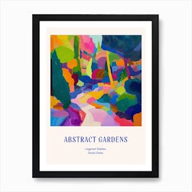 Colourful Gardens Longwood Gardens Usa 3 Blue Poster Art Print