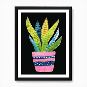 Fern In A Pot Art Print