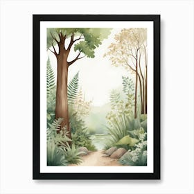 Forest Path 5 Art Print