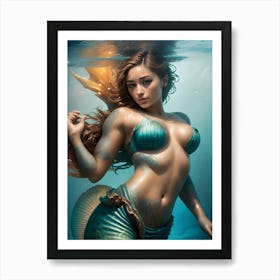 Mermaid-Reimagined 9 Art Print