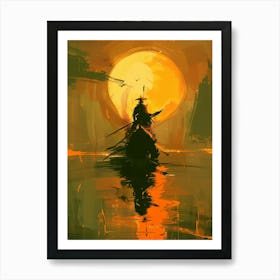 Samurai Painting Art Print