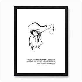 The Moomin Drawings Collection Comet In Moomiland Art Print