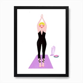 Yoga Lover Art Print