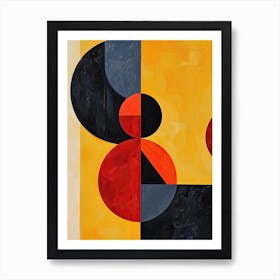 Abstract Geometric Minimalism 45 Art Print