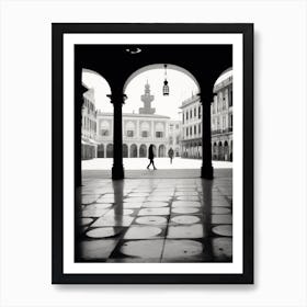 Pesaro, Italy, Black And White Photography 2 Art Print