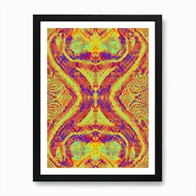 Abstract Psychedelic Painting 4 Art Print