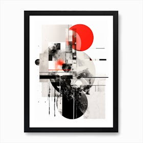 Geometric Abstraction Illustration 14 Art Print