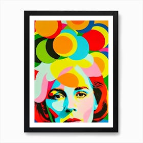 Liv Ullmann Colourful Pop Movies Art Movies Art Print