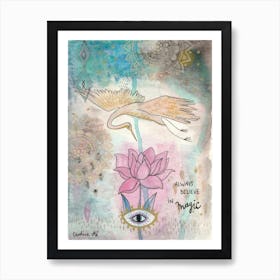 Always Believe In Magic Art Print