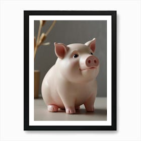 Pig Bank Art Print