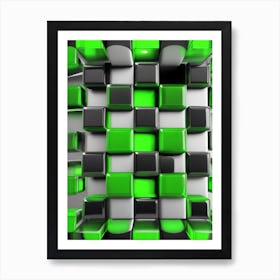 Future Cubes Forming the Future Art Print