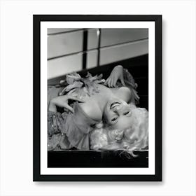 Jean Harlow In Glamour Pose Art Print