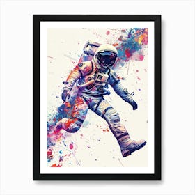 Astronaut In Space 11 Art Print