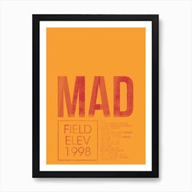 MAD Airport ATC Art Print