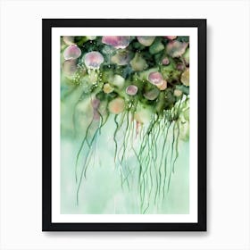 Jellyfish II Storybook Watercolour Art Print