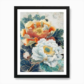 Peony Painting 11 Art Print