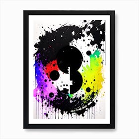 Splatter Painting 15 Art Print