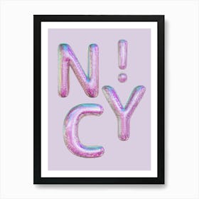 NYC! New York Print Art Print