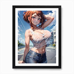 My Hero Academia Ochaco Uraraka (27) 1 Art Print