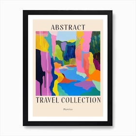 Abstract Travel Collection Poster Mauritius 3 Art Print