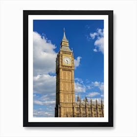 Big Ben And Clouds, London  Art Print