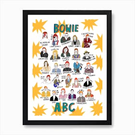 Bowie Abc Art Print