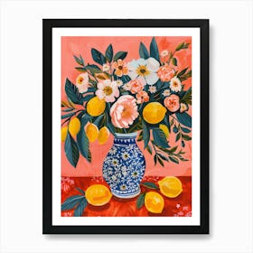 Lush Lemon Blossom Art Print